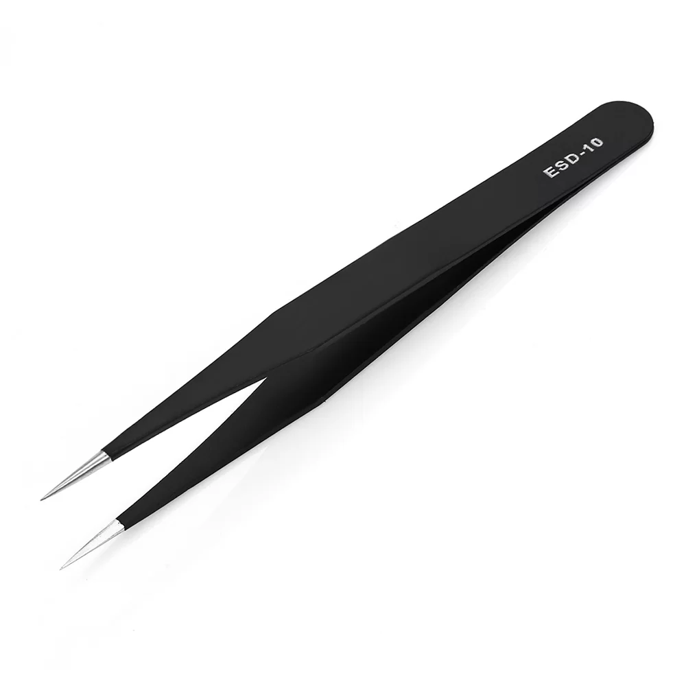 Picture of 6 in 1 Stainless Steel Anti Static Tweezers Set